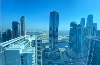 مكتب - استوديو للايجار في برج بارك لين - الخليج التجاري - دبي