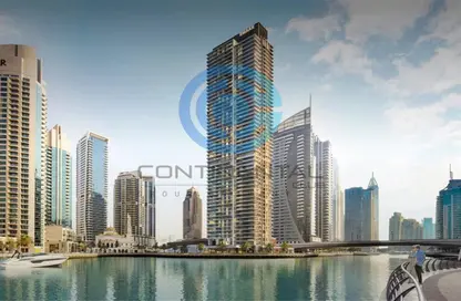 Apartment - 1 Bedroom - 2 Bathrooms for sale in Marina Shores - Dubai Marina - Dubai