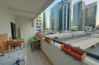 صورة لـ شرفة شقة - غرفة نوم - 1 حمام للبيع في برج الزمان والمكان - دبي مارينا - دبي ، صورة رقم 1