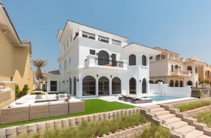 Villa - 5 Bedrooms - 6 Bathrooms for rent in Garden Homes Frond C - Garden Homes - Palm Jumeirah - Dubai