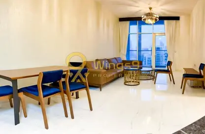 صورة لـ غرفة المعيشة / غرفة الطعام شقة - 3 غرف نوم - 4 حمامات للبيع في بيز من دانوب - الخليج التجاري - دبي ، صورة رقم 1