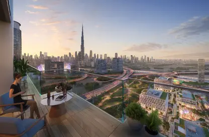شقة - 2 غرف نوم - 2 حمامات للبيع في ديزاين كوارتر برج ب - ديزاين كوارتر - دبي ديزاين ديستريكت - دبي