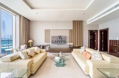 Apartment - 3 Bedrooms - 4 Bathrooms for rent in Tanzanite - Tiara Residences - Palm Jumeirah - Dubai