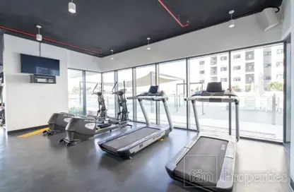 Gym image for: Apartment - 3 Bedrooms - 2 Bathrooms for rent in The Nook 1 - The Nook - Wasl Gate - Dubai, Image 1