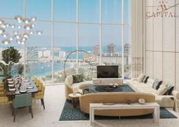 Living Room image for: Apartment - 2 bedrooms - 3 bathrooms for sale in Cavalli Casa Tower - Dubai Marina - Dubai, Image 1