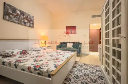 Apartment - 1 Bedroom - 2 Bathrooms for rent in Beach Tower 2 - Al Khan Lagoon - Al Khan - Sharjah