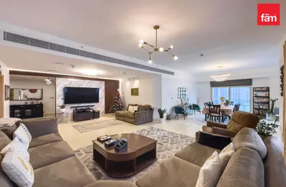 شقة - 3 غرف نوم - 5 حمامات للايجار في مارينا مانشونز - دبي مارينا - دبي