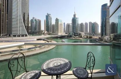 Balcony image for: Apartment - 2 Bedrooms - 3 Bathrooms for sale in Bonaire Tower - Park Island - Dubai Marina - Dubai, Image 1
