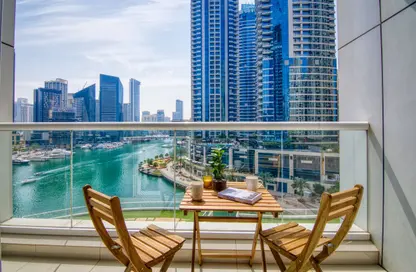 Apartment - 2 Bedrooms - 4 Bathrooms for rent in Continental Tower - Dubai Marina - Dubai