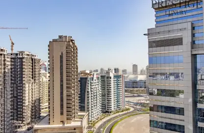 Apartment - Studio - 1 Bathroom for rent in Global Golf Residences 2 - Dubai Sports City - Dubai