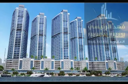 Apartment - 2 Bedrooms - 3 Bathrooms for sale in Ajman Creek Towers - Al Rashidiya 1 - Al Rashidiya - Ajman