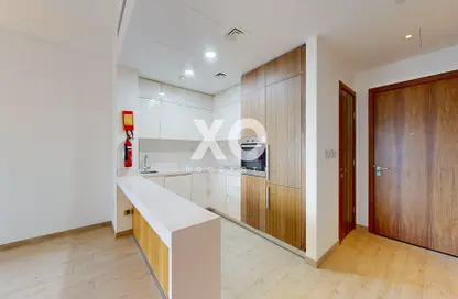 صورة لـ مطبخ شقة - غرفة نوم - 2 حمامات للبيع في جيميناي سبلاندور‎ - صبحا هارتلاند - مدينة الشيخ محمد بن راشد - دبي ، صورة رقم 1
