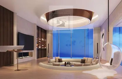Living Room image for: Penthouse - 6 Bedrooms for sale in Oceano - Al Marjan Island - Ras Al Khaimah, Image 1