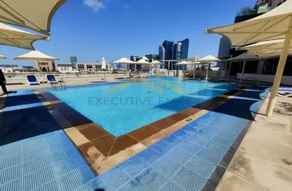 Pool image for: Apartment - 1 Bedroom - 2 Bathrooms for rent in Al Marasy - Al Bateen - Abu Dhabi, Image 1