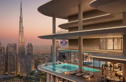 شقة - 2 غرف نوم - 3 حمامات للبيع في افارة باي بالاس - الخليج التجاري - دبي