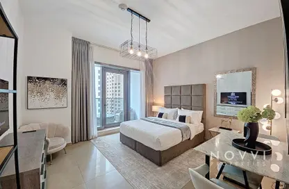 Apartment - Studio - 1 Bathroom for rent in Sparkle Tower 2 - Sparkle Towers - Dubai Marina - Dubai