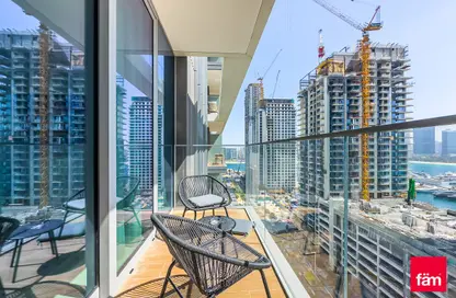 Apartment - 1 Bedroom - 2 Bathrooms for rent in Beach Isle - EMAAR Beachfront - Dubai Harbour - Dubai