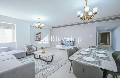 Living / Dining Room image for: Apartment - 3 Bedrooms - 2 Bathrooms for rent in Mankhool Road - Bur Dubai - Dubai, Image 1