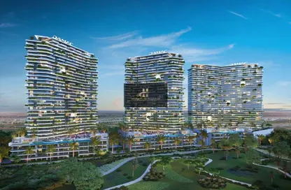 Outdoor Building image for: Apartment - 3 Bedrooms - 4 Bathrooms for sale in Golf Greens - DAMAC Hills - Dubai, Image 1