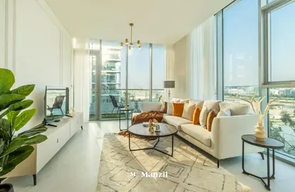 Living Room image for: Apartment - 1 Bedroom - 1 Bathroom for rent in District One - Mohammed Bin Rashid City - Dubai, Image 1