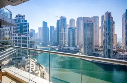 Apartment - 3 Bedrooms - 5 Bathrooms for rent in Trident Bayside - Dubai Marina - Dubai