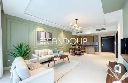 Living / Dining Room image for: Apartment - 1 Bedroom - 2 Bathrooms for sale in Burj View Residence - Arjan - Dubai, Image 1