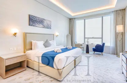 Apartment - Studio - 1 Bathroom for rent in The Palm Tower - Palm Jumeirah - Dubai