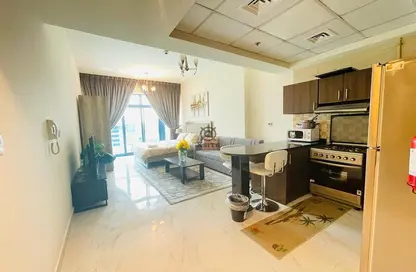 Kitchen image for: Apartment - 1 Bathroom for rent in Sydney Tower - Jumeirah Village Circle - Dubai, Image 1