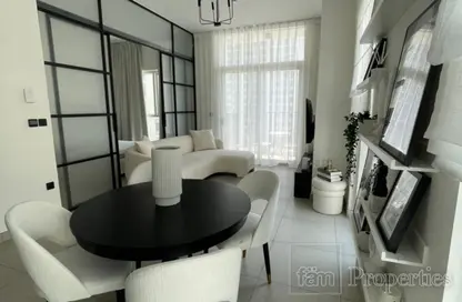 Living / Dining Room image for: Apartment - 2 Bedrooms - 1 Bathroom for rent in Socio Tower 2 - Socio Tower - Dubai Hills Estate - Dubai, Image 1