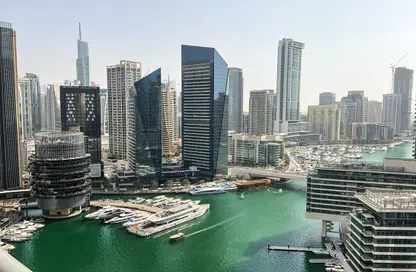 شقة - غرفة نوم - 2 حمامات للايجار في البرج الاوسط - باي سنترال - دبي مارينا - دبي