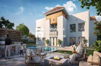 Outdoor House image for: Villa - 4 Bedrooms - 7 Bathrooms for sale in Fay Alreeman - Al Shamkha - Abu Dhabi, Image 1
