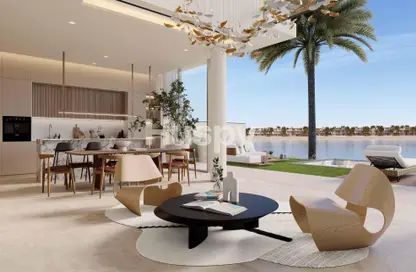 Terrace image for: Villa - 6 Bedrooms for sale in Frond M - Garden Homes - Palm Jebel Ali - Dubai, Image 1