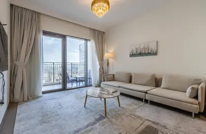 Living Room image for: Apartment - 1 Bedroom - 1 Bathroom for rent in Park Heights 2 - Park Heights - Dubai Hills Estate - Dubai, Image 1