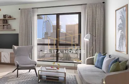 Apartment - 1 Bedroom - 1 Bathroom for sale in Al Jazi - Madinat Jumeirah Living - Umm Suqeim - Dubai