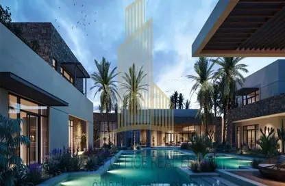 Pool image for: Villa - 3 Bedrooms - 4 Bathrooms for sale in Al Jurf Gardens - AlJurf - Ghantoot - Abu Dhabi, Image 1