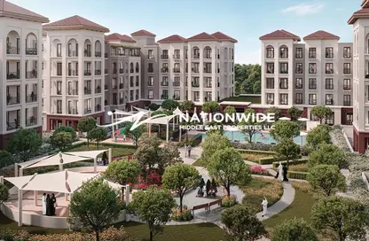 Apartment - Studio - 1 Bathroom for sale in Bloom Living - Zayed City (Khalifa City C) - Khalifa City - Abu Dhabi