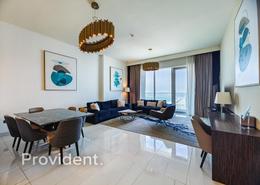 صورةغرفة المعيشة / غرفة الطعام لـ: شقة - 3 غرف نوم - 4 حمامات للكراء في بالم فيو - مدينة دبي الإعلامية - دبي, صورة 1