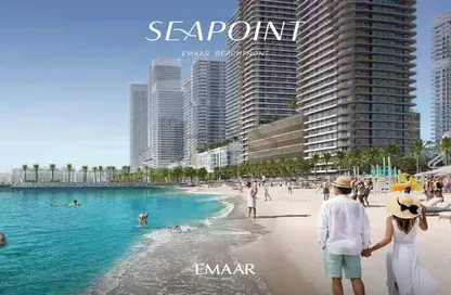 Water View image for: Apartment - 3 Bedrooms - 3 Bathrooms for sale in Seapoint - EMAAR Beachfront - Dubai Harbour - Dubai, Image 1