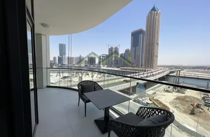 صورة لـ شرفة شقة - غرفة نوم - 1 حمام للايجار في برج زادا - الخليج التجاري - دبي ، صورة رقم 1