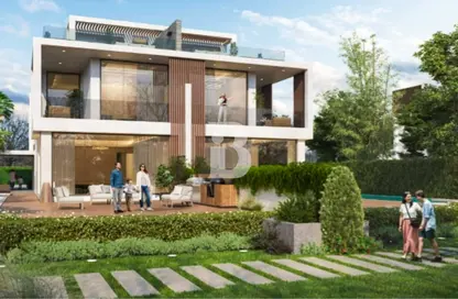 Outdoor House image for: Villa - 5 Bedrooms - 5 Bathrooms for sale in Park Greens - Damac Hills 2 - Dubai, Image 1