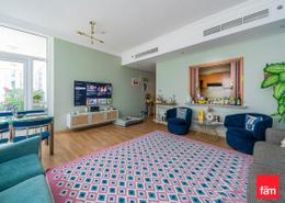 Living Room image for: Apartment - 2 bedrooms - 3 bathrooms for sale in MAG 218 - Dubai Marina - Dubai, Image 1