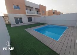 Pool image for: Villa - 3 bedrooms - 4 bathrooms for rent in Manazel Al Reef 2 - Al Samha - Abu Dhabi, Image 1