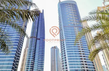 Outdoor Building image for: Office Space - Studio - 1 Bathroom for rent in Jumeirah Bay X2 - Jumeirah Bay Towers - Jumeirah Lake Towers - Dubai, Image 1
