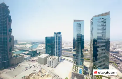 Office Space - Studio - 1 Bathroom for rent in The Prism - Business Bay - Dubai