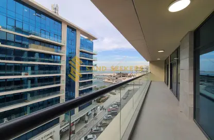 Balcony image for: Apartment - 2 Bedrooms - 4 Bathrooms for rent in Lamar Residences - Al Seef - Al Raha Beach - Abu Dhabi, Image 1