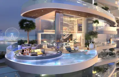 صورة لـ حوض سباحة شقة - غرفة نوم - 2 حمامات للبيع في بناية بي - داماك باي - دبي هاربور - دبي ، صورة رقم 1
