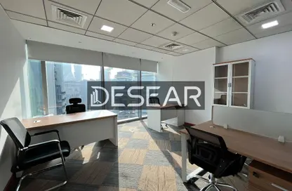 Office Space - Studio - 1 Bathroom for rent in The Binary Tower - Business Bay - Dubai