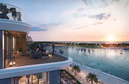 Apartment - 1 Bedroom - 2 Bathrooms for sale in Delphine Beach Residences - Siniyah Island - Umm Al Quwain Marina - Umm Al Quwain