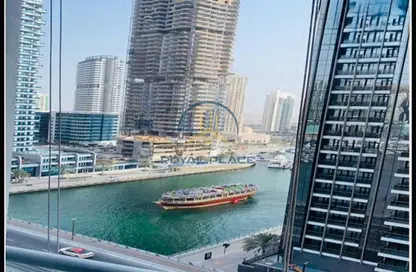 Apartment - 3 Bedrooms - 3 Bathrooms for rent in Marina Wharf 2 - Marina Wharf - Dubai Marina - Dubai