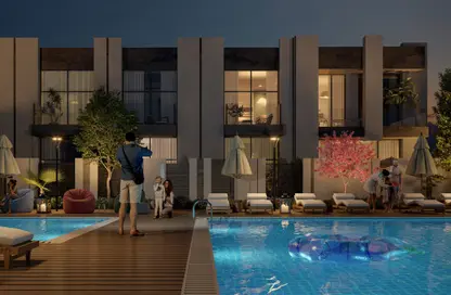 Townhouse - 3 Bedrooms - 4 Bathrooms for sale in Reportage Village Khalifa City - Khalifa City - Abu Dhabi